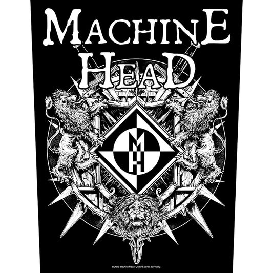 Machine Head Crest Back Patch Front