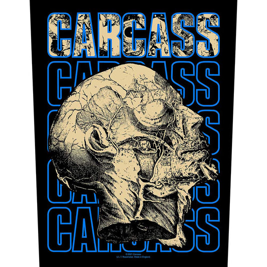 Carcass Necro Head Back Patch Front