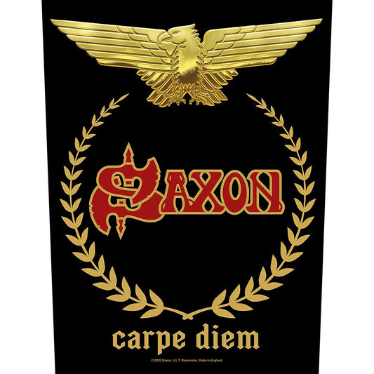 Saxon Carpe Diem Back Patch Front