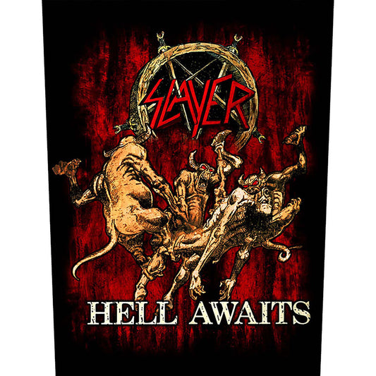 Slayer Hell Awaits Back Patch Front