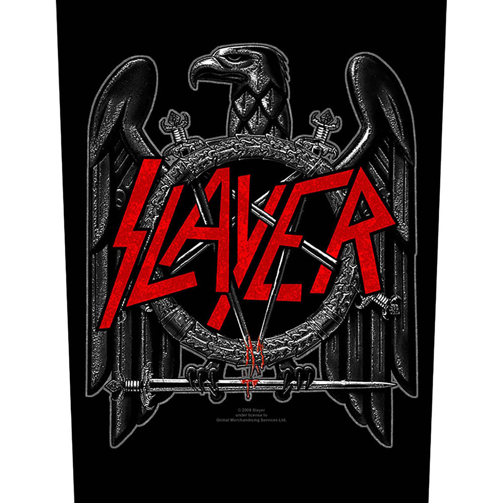 Slayer Black Eagle Back Patch Front