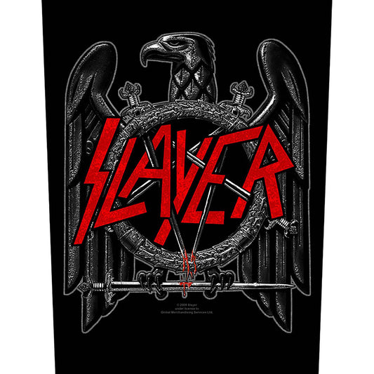 Slayer Black Eagle Back Patch Front