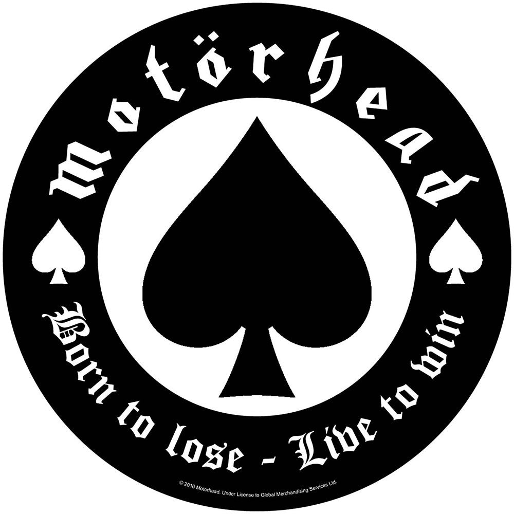 Motorhead Born To Lose Back Patch Front