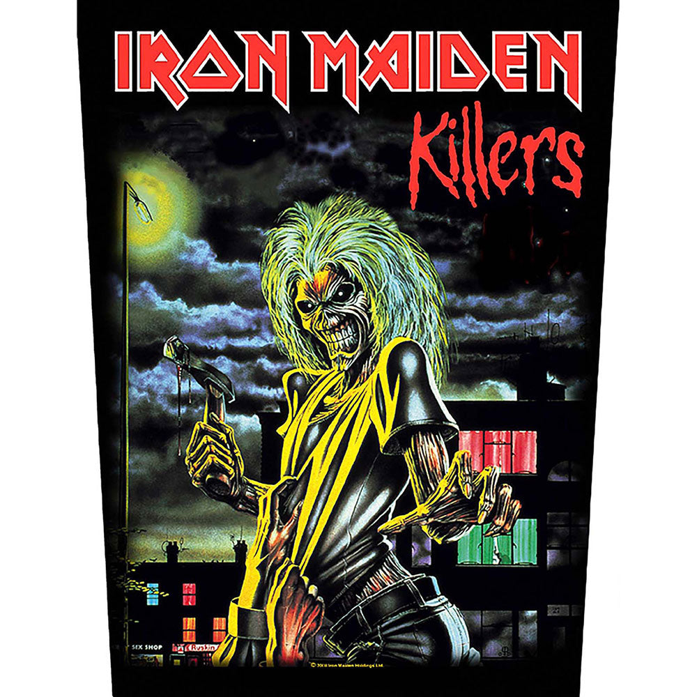 Iron Maiden Killers Back Patch Front