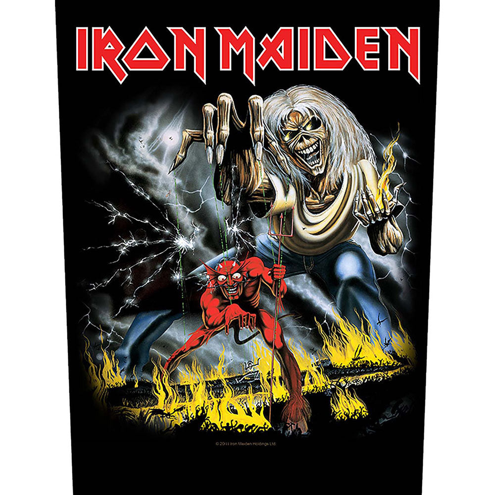 Iron Maiden Number Of The Beast Back Patch Front