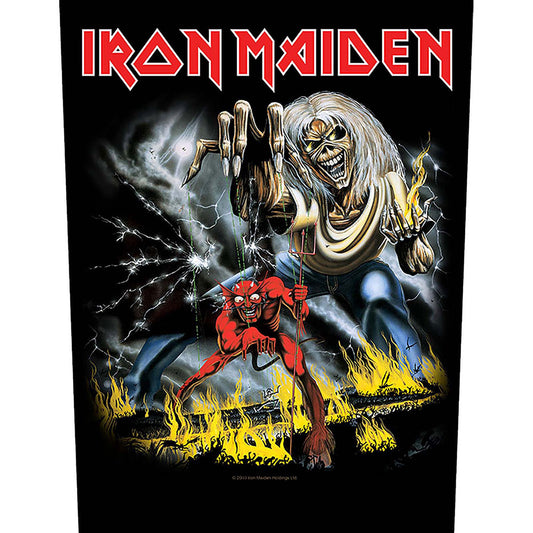 Iron Maiden Number Of The Beast Back Patch Front