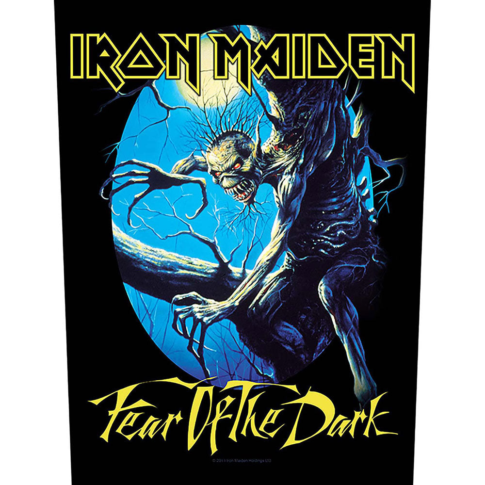 Iron Maiden Fear Of The Dark Back Patch Front