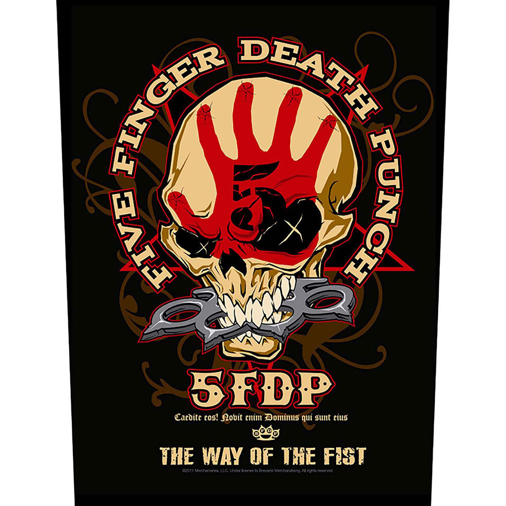 Five Finger Death Punch Way Of The Fist Back Patch Front