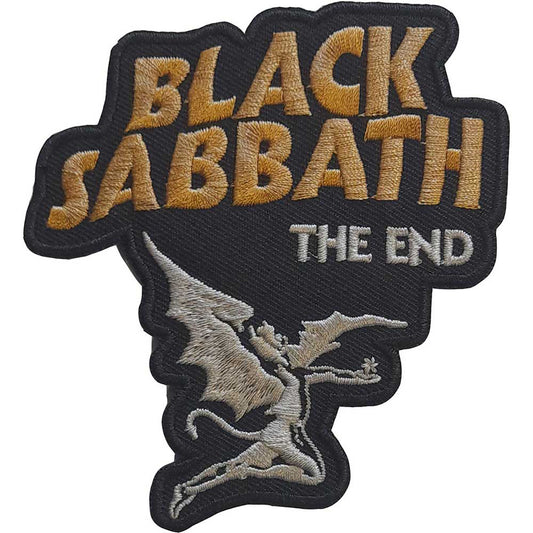 Black Sabbath The End Woven Patch Front
