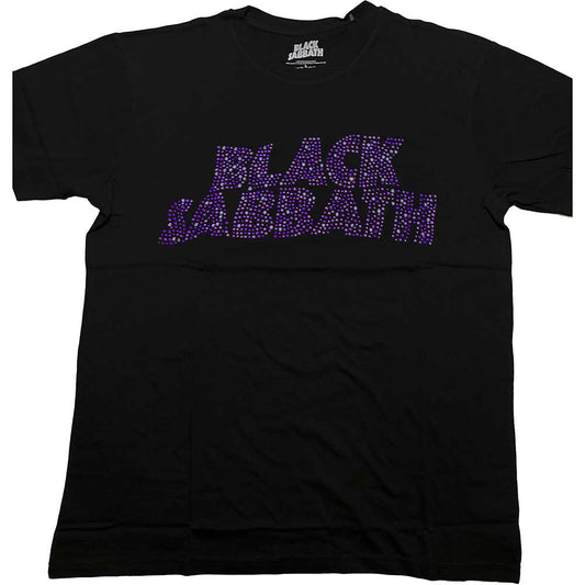 Black Sabbath Wavy Logo T-shirt Front