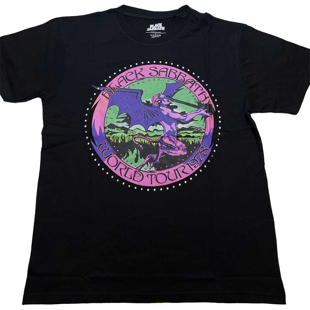 Black Sabbath Tour '78 T-shirt Front