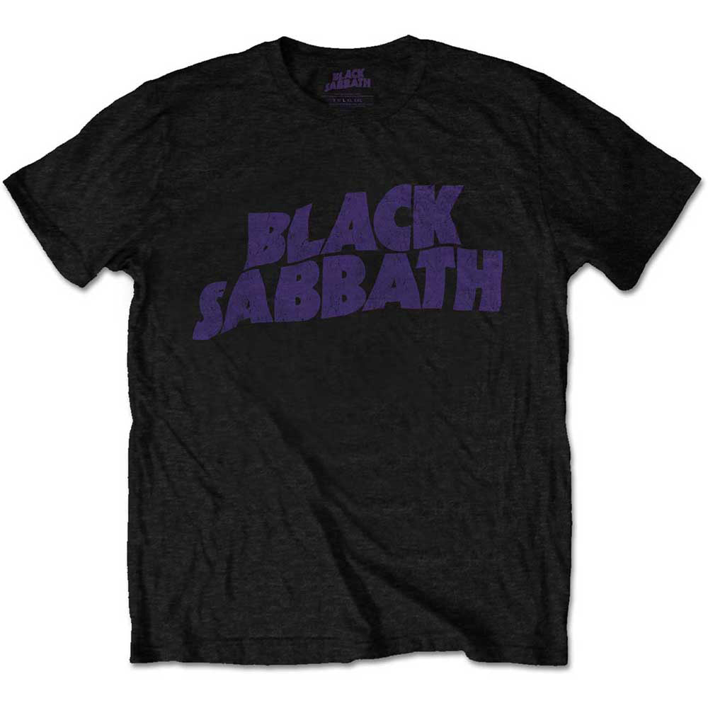 Black Sabbath Vintage Way Logo T-shirt Front