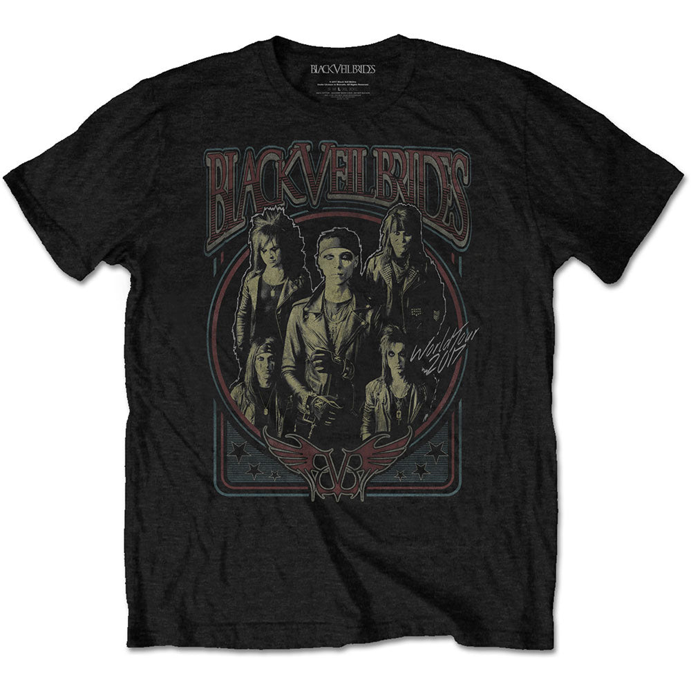 Black Veil Brides Vintage T-shirt Front
