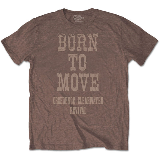 Creedence Clearwater Revival Born To Move T-shirt Front