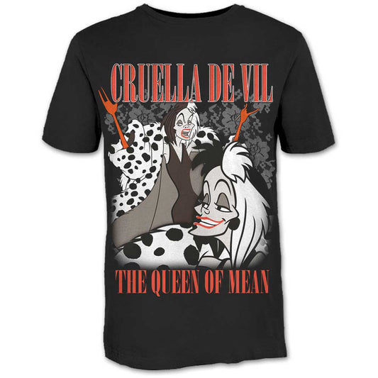 Disney 101 Dalmations Cruella Homage T-shirt Front