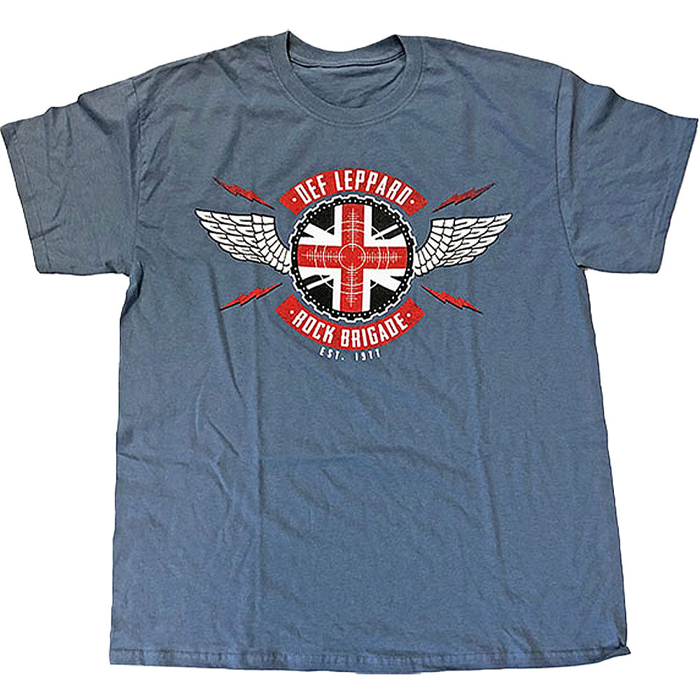 Def Leppard 2018 Tour Union Jack T-shirt Front