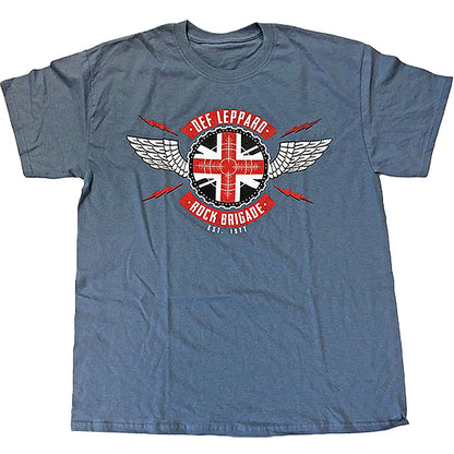 Def Leppard 2018 Tour Union Jack T-shirt Front