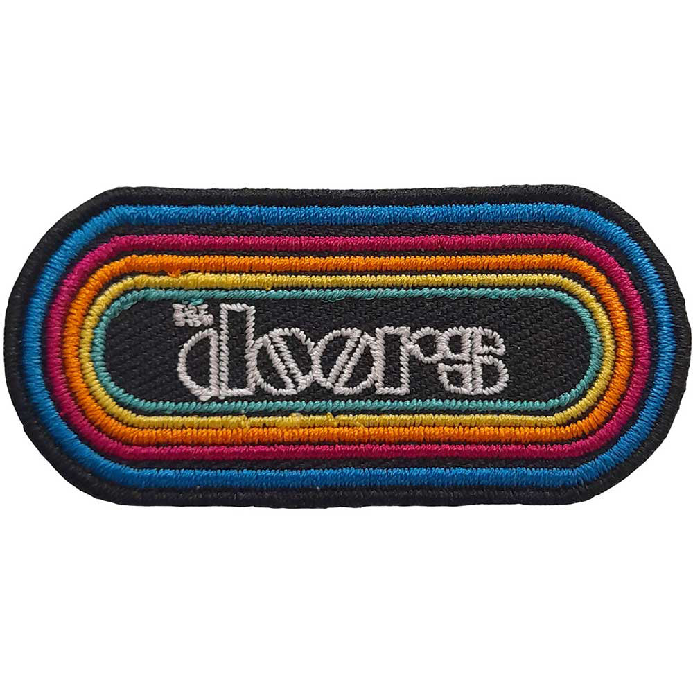 Doors Rainbow Woven Patch Front