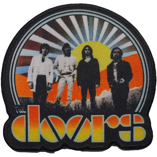Doors Sunrise Woven Patch Front
