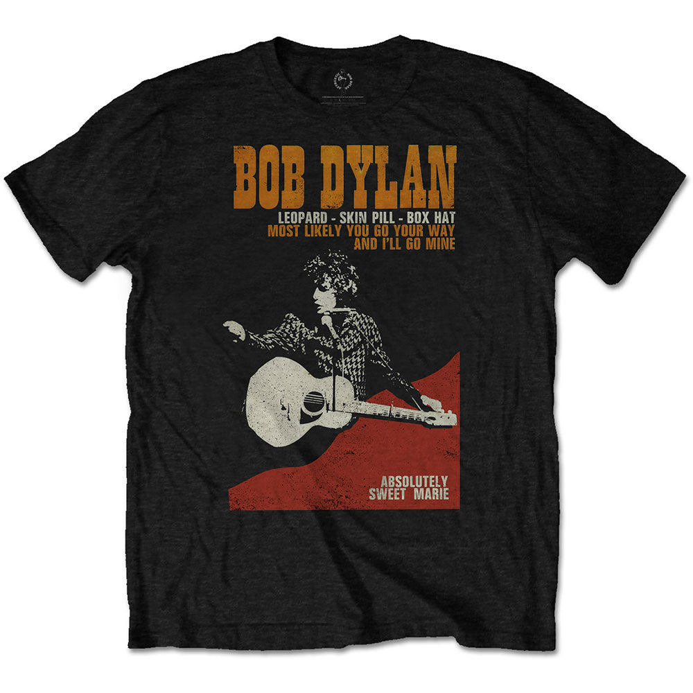 Bob Dylan Sweet Marie T-shirt Front