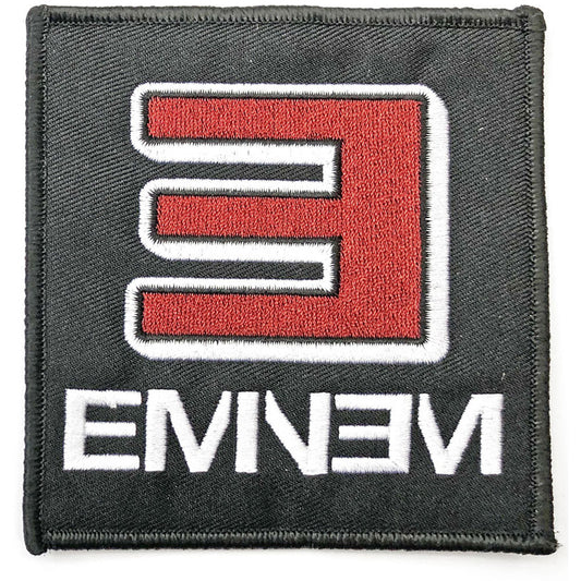 Eminem Reversed E Logo Woven Patch Front