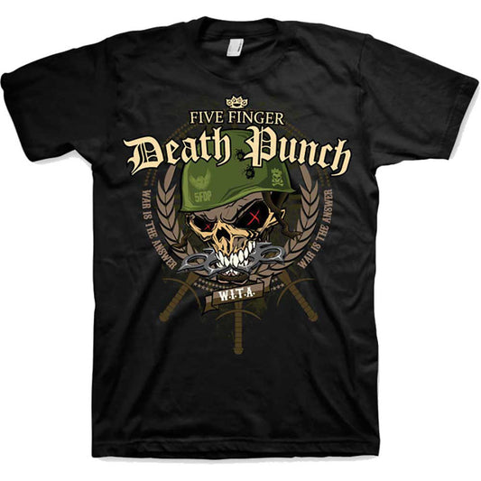 Five Finger Death Punch War Head T-shirt Front