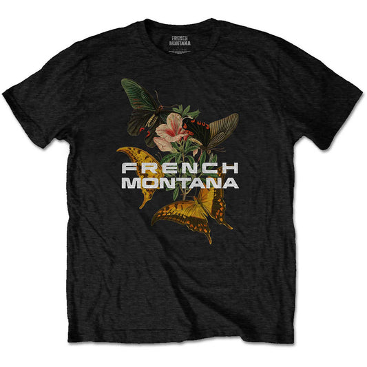 French Montana Butterfly T-shirt Front