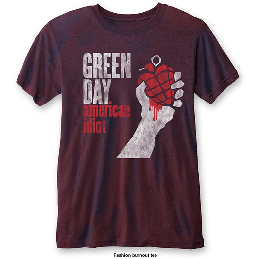 Green Day American Idiot Vintage T-shirt Front