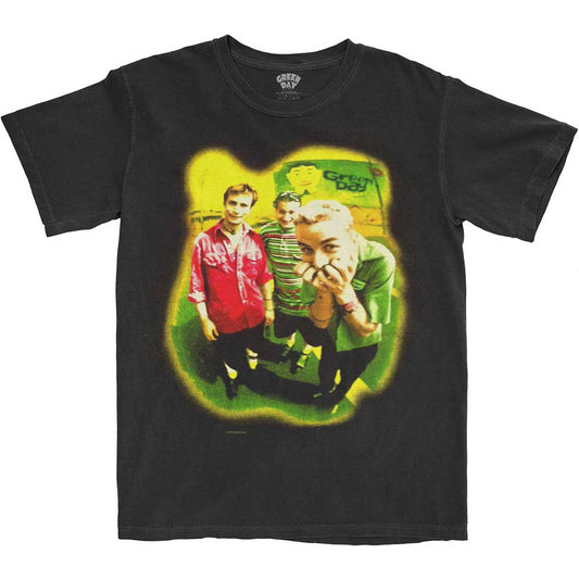 Green Day Neon Photo T-shirt Front