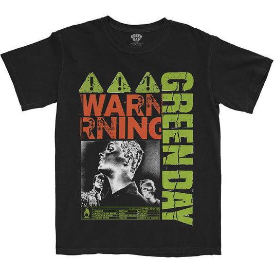 Green Day Warning T-shirt Front