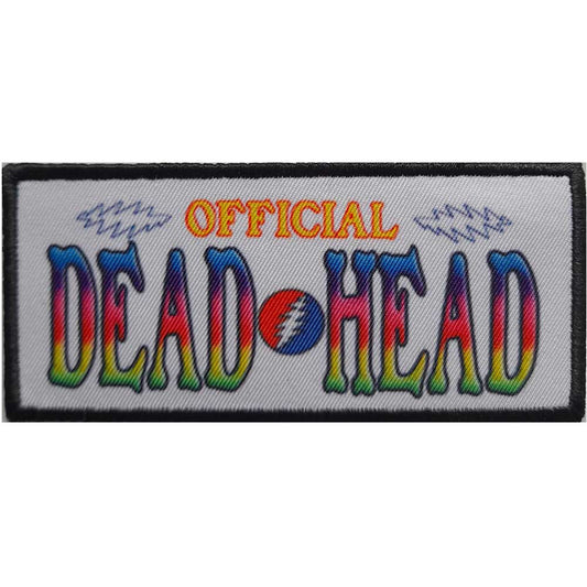 Grateful Dead Official Dead Head Woven Patch Front