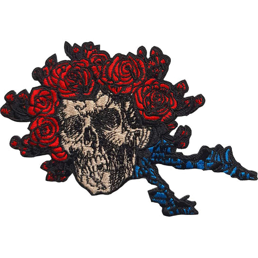 Grateful Dead Bertha Skull Woven Patch Front