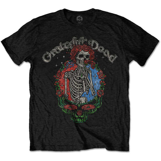 Grateful Dead Floral Stealie T-shirt Front