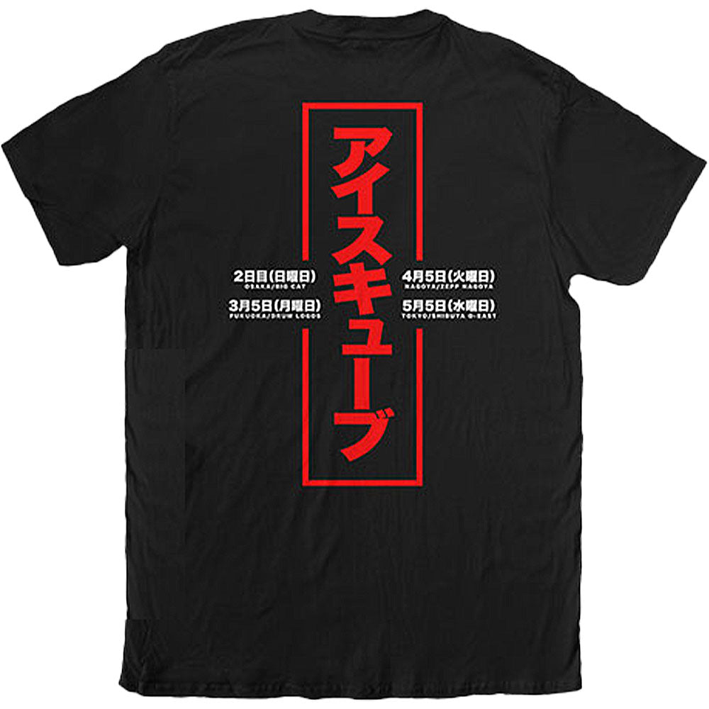 Ice Cube Kanji Peace Sign T-shirt Back