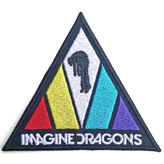 Imagine Dragons Triangle Logo Woven Patch Front