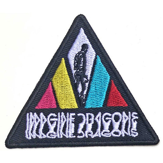 Imagine Dragons Blurred Triangle Logo Woven Patch Front