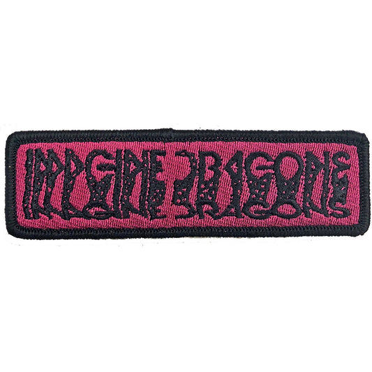Imagine Dragons Blurred Logo Woven Patch Front