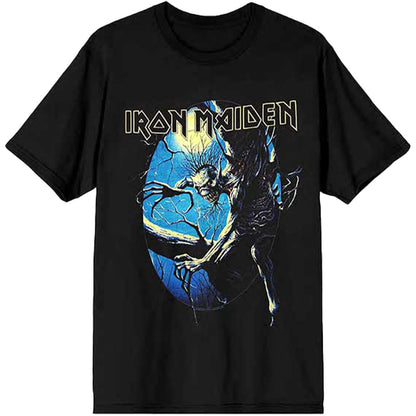 Iron Maiden Fear Of The Dark Oval Eddie Moon T-shirt Front
