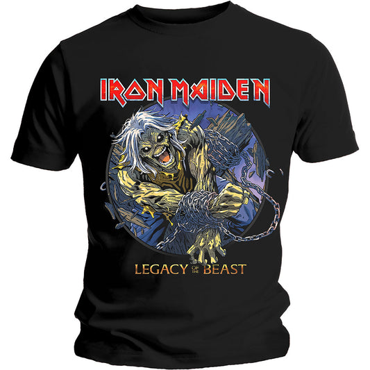 Iron Maiden Eddie Chained Legacy T-shirt Front