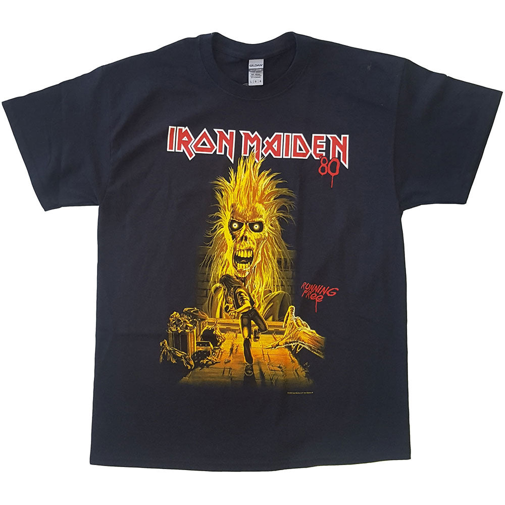 Iron Maiden Running Free T-shirt Front
