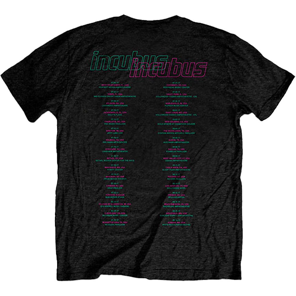Incubus 17 Tour T-shirt Back