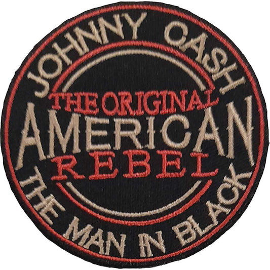 Johnny Cash American Rebel Woven Patch Front