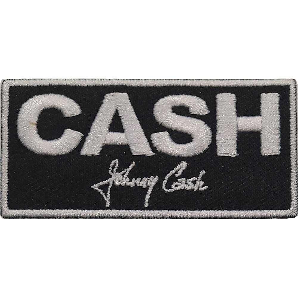 Johnny Cash Block Woven Patch Front
