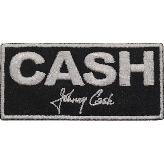 Johnny Cash Block Woven Patch Front