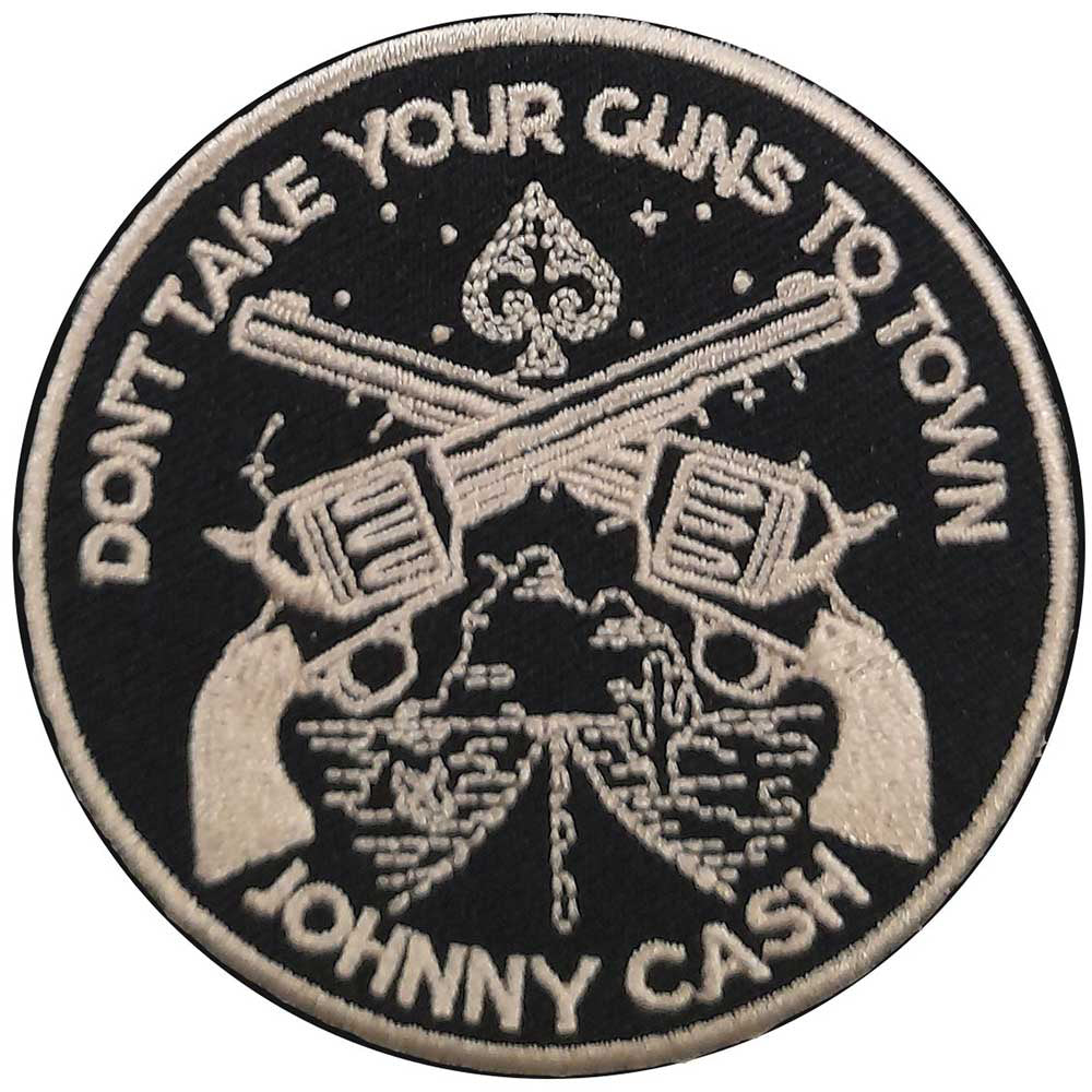 Johnny Cash Don't Take Your Guns Woven Patch Front