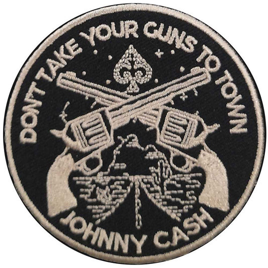Johnny Cash Don't Take Your Guns Woven Patch Front