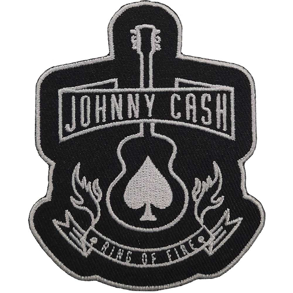 Johnny Cash Guitar Woven Patch Front