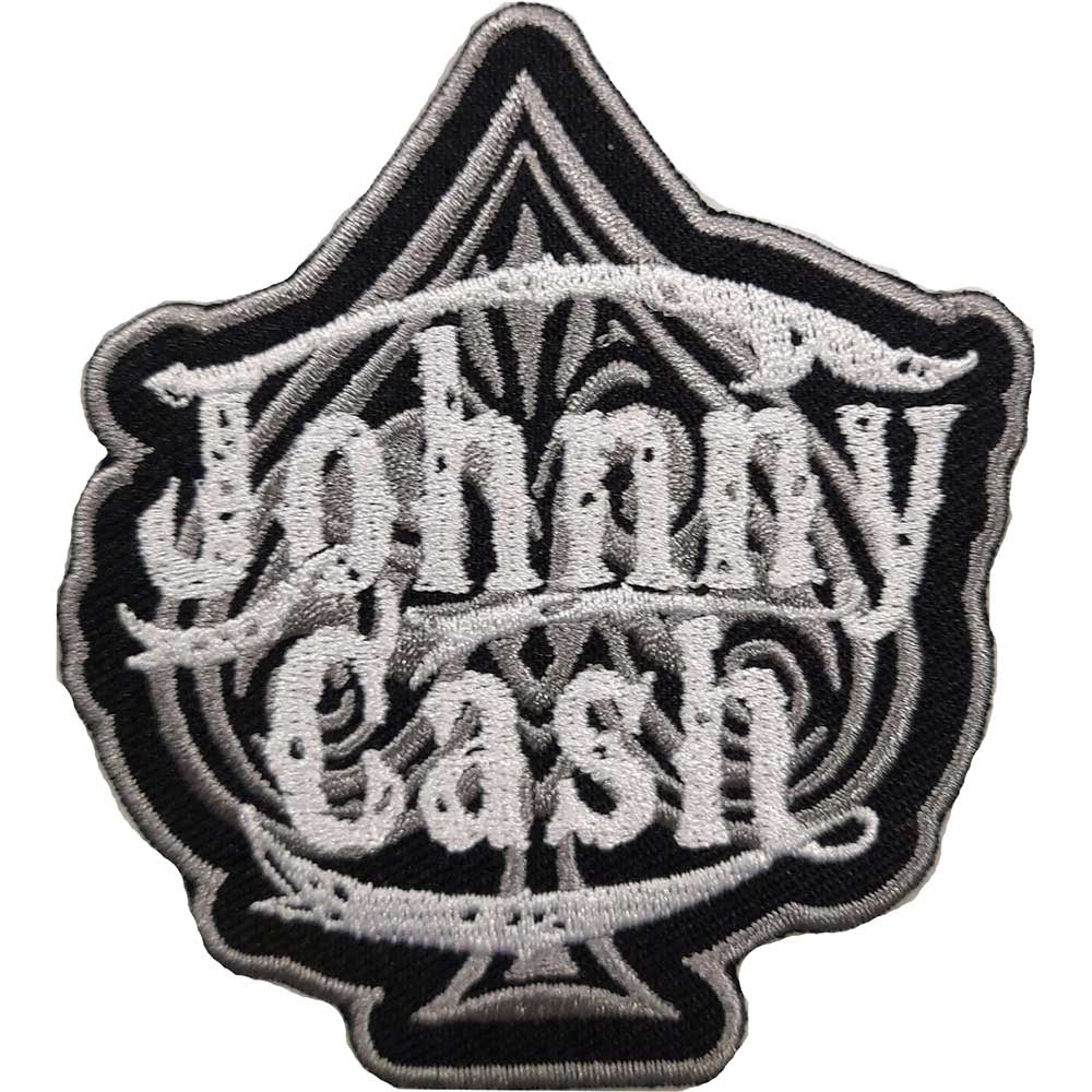 Johnny Cash Spade Woven Patch Front