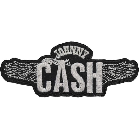 Johnny Cash Wings Woven Patch Front