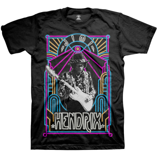 Jimi Hendrix Electric Ladyland Neon T-shirt Front